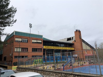 La JGL declara de emergencia la contratación de los trabajos de reparación de la cubierta del polideportivo El Sargal tras la borrasca Celia