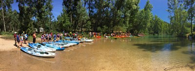 Mariscal destaca el buen ambiente y la gran participación en el III Descenso del Júcar