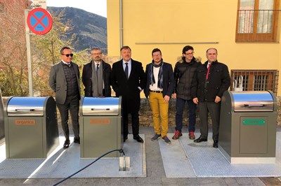 Entran en funcionamiento los renovados contenedores soterrados de Obispo Valero, Plaza Mayor, Moralejos y Fray Luis de León