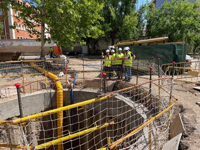 Las obras del colector de Astrana Marín se encuentran ejecutadas al 70 por ciento 