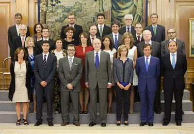 El alcalde de Cuenca asiste a la audiencia que el Rey ha ofrecido a la Junta Directiva de PhotoEspaña   