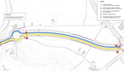 El acceso de vehículos a El Terminillo se hará por una de las calzadas del nuevo vial desde este martes