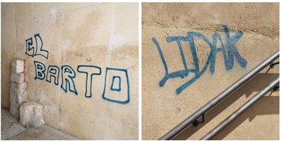 El Ayuntamiento de Cuenca propone una sanción grave a los responsables de las pintadas en el Jardín de los Poetas