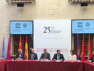 Mariscal destaca ante el Rey Felipe VI la defensa y promoción del Patrimonio del Grupo