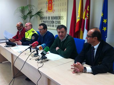 Dolz, satisfecho con la respuesta de los servicios municipales a la nevada