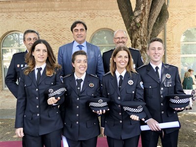 Mariscal felicita a los nuevos policías locales de Cuenca en su acto de graduación en Toledo 