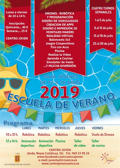La Escuela de Verano Junior ofrece numerosas actividades para disfrutar las vacaciones de manera divertida