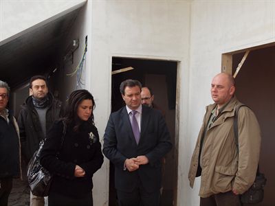 La adecuación de la zona inferior del graderío del Luis Ocaña estará finalizada en el mes de abril