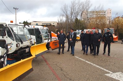 El Ayuntamiento logra la mayor cantidad de medios y material contra la nieve con la incorporación de 11 vehículos