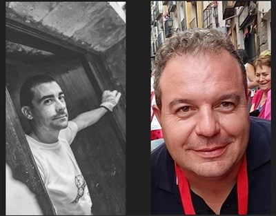 Adrián Rodríguez Sánchez y Diego Escudero Atienza, cartelista y pregonero de San Mateo 2025