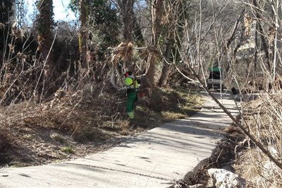 El Ayuntamiento de Cuenca avanza en la limpieza de los márgenes de los ríos Júcar y Huécar