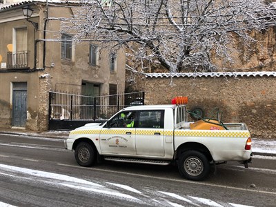 El dispositivo del Pemuvi garantiza el tránsito rodado en las vías principales en la tercera jornada consecutiva de nevada 