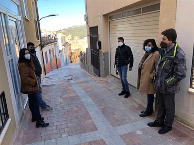 Finalizan las obras de acondicionamiento de la calle Trashumancia en el barrio de Tiradores Altos