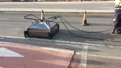 Los baches de la Ronda Oeste se arreglarán con un novedoso sistema