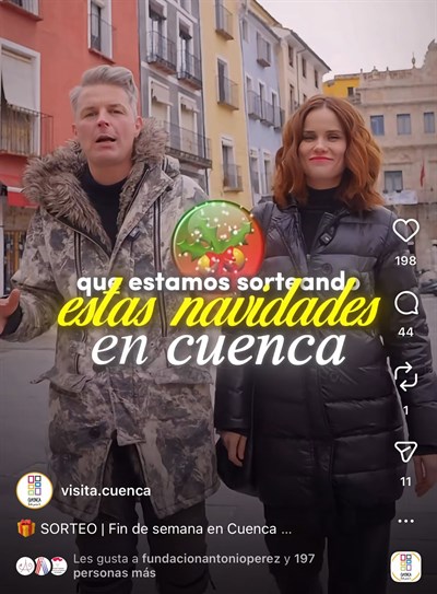 Éxito del sorteo para la promoción turística de Cuenca en redes sociales con más de 116.000 visualizaciones