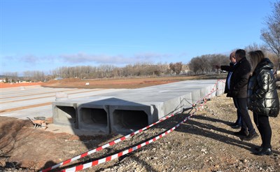 El alcalde de Cuenca y el vicepresidente regional visitan las obras de conexión de El Terminillo con la Ronda Oeste 