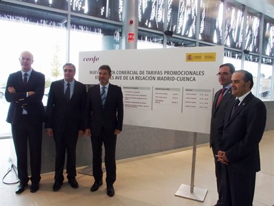 Mariscal califica de “día histórico” el que vive hoy Cuenca con el anuncio del ministro Catalá de nuevas tarifas en el trayecto de AVE Madrid-Cuenca