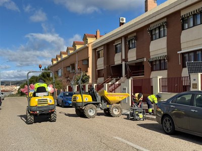 El Plan de Mantenimiento Urbano del Ayuntamiento de Cuenca avanza con el arreglo del acerado en Ronda de San José e inmediaciones
