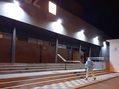 El Ayuntamiento de Cuenca retoma labores de desinfección en los entornos de centros sanitarios y educativos 