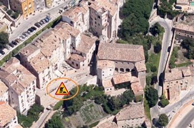 Cortado por obras el acceso a la Calle Santa Catalina desde mañana martes hasta el viernes