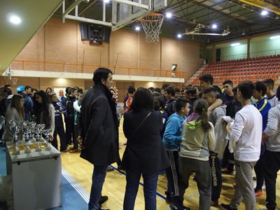 Gómez Buendía entrega los premios del IV Campeonato Inclusivo de Fútbol Callejero 