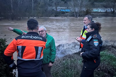 Dolz agradece a los servicios municipales su trabajo e implicación frente a los efectos de las sucesivas borrascas