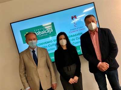 La Fundación Globalcaja incrementa en 5.000 euros su aportación anual a la Fundación de Cultura Ciudad de Cuenca 
