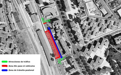 Comienzan las obras de reparación del colector del Paseo del Ferrocarril donde habrá restricciones de tráfico 
