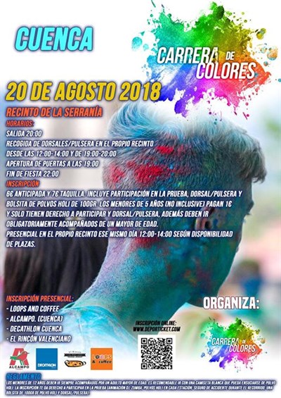 Abierto el plazo de inscripción de la Carrera de Colores 