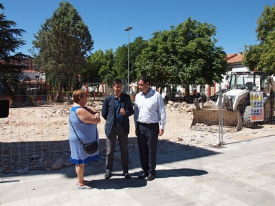 Las obras de la Plaza de San José Obrero finalizarán en dos meses