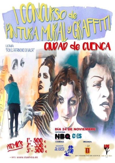 El jurado del Concurso de Graffitis selecciona doce propuestas que se plasmarán en varios espacios públicos