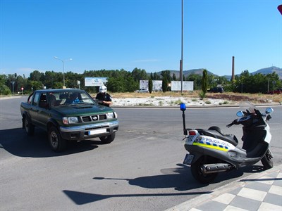 Una veintena de conductores han sido sancionados en la última campaña de control de velocidad realizada en la capital 