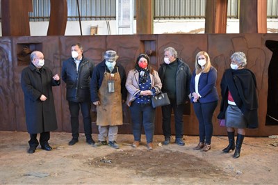Visita colectiva al monumento por la unidad ciudadana y en recuerdo de los fallecidos por el Covid-19