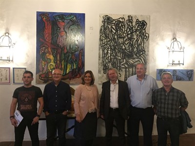 La concejal Marta Segarra inaugura la exposición de Carlos Inda dentro del ciclo ‘Días de Arte’