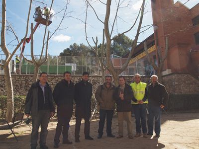 El Ayuntamiento y Esparvel colaboran en la rehabilitación de fuentes y otros elementos del entorno natural