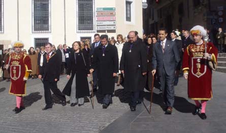 La Corporación Municipal asiste a la celebración de San Julián y a la apertura del Año Santo