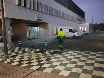 El Ayuntamiento de Cuenca retoma la desinfección de vías públicas ante la situación sanitaria