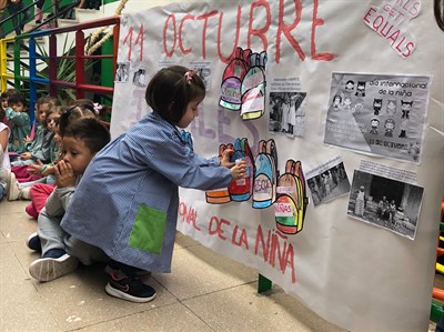 El colegio Federico Muelas acoge el acto principal del Día Internacional de la Niña