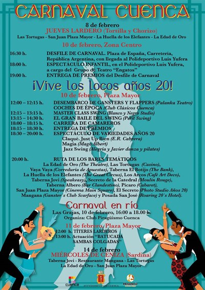 El desfile de Carnaval saldrá mañana sábado a las 16:30 horas de la Plaza de España y finalizará en el Luis Yufera 