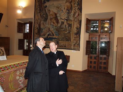 El Ayuntamiento realiza obras por valor de 109.000 euros para proteger contra los incendios el Palacio Episcopal y la iglesia de la Merced