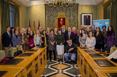 Ángel Mariscal da la bienvenida a los  primeros participantes en el Foro Cuenca 2018 
