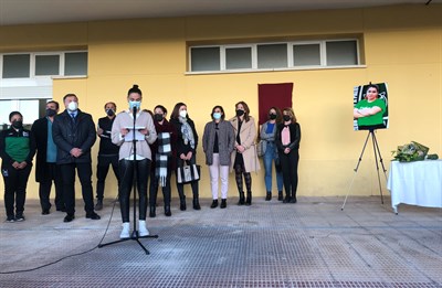 El césped del complejo deportivo ‘Luis Ocaña’ ya lleva el nombre de la jugadora de rugby Cristina Martínez, fallecida repentinamente a los 24 años