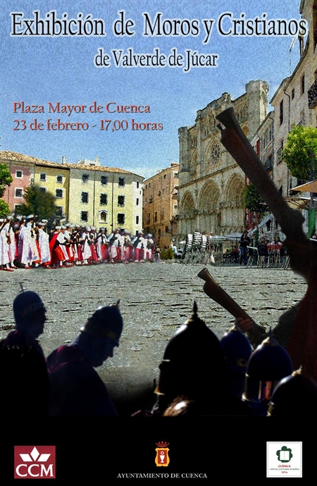 Los Moros y Cristianos de Valverde de Júcar llenarán de colorido la Plaza Mayor de Cuenca este sábado