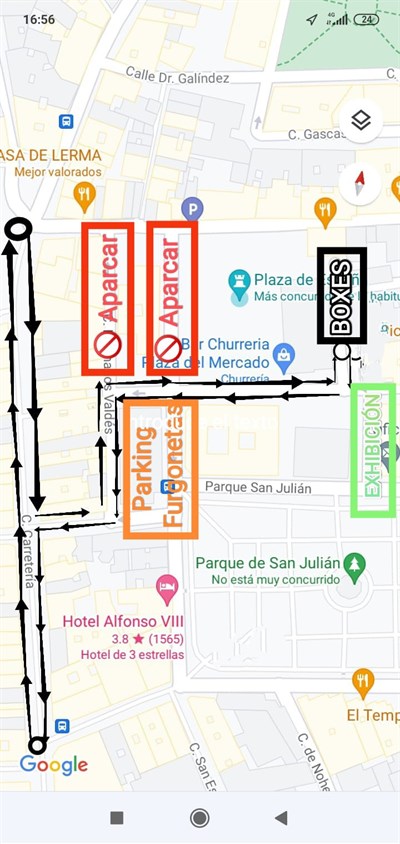 El karting de este sábado y la carrera del domingo provocan afecciones al tráfico en determinadas zonas 