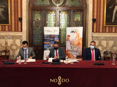 El Grupo de Ciudades Patrimonio de la Humanidad firma un acuerdo de promoción turística con la red de Ciudades AVE 