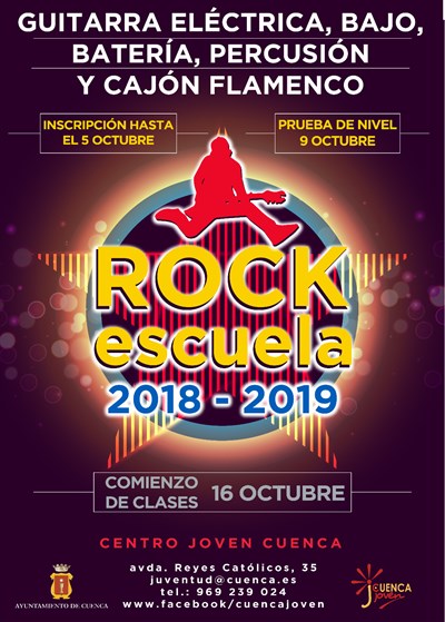 La Escuela de Rock del Centro Joven abre el plazo de inscripción para el nuevo curso 