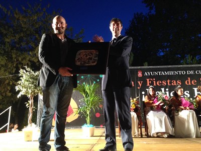 El pregón del cineasta Juanra Fernández marca el inicio de las fiestas de San Julián 2014

