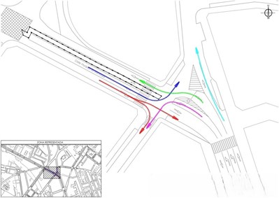 Las obras de REBI implican cambios en la movilidad en calle Hurtado de Mendoza desde este martes 21 de mayo